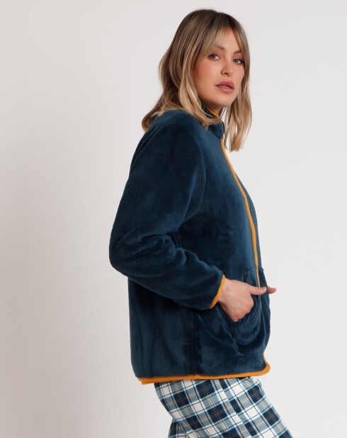 Peignoir Warm & Cozy C bleu