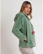 Peignoir Art is Life Mod B vert feuille