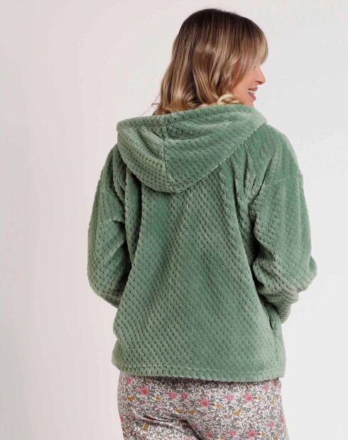 Peignoir Art is Life Mod B vert feuille