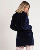 Peignoir You Are So Loved E bleu marine