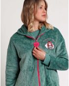 Peignoir Be Kind to the Planet C vert feuille