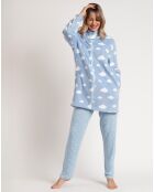 Peignoir It's Time to Sleep bleu