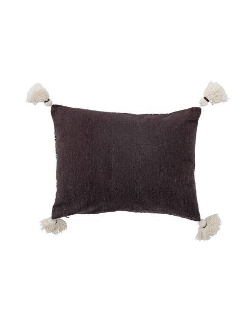Coussin Bali marron - L.40xW.30 cm