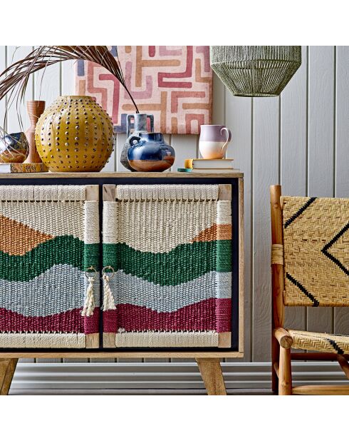 3 Mugs Ash bleus - D.8xH.11 cm,