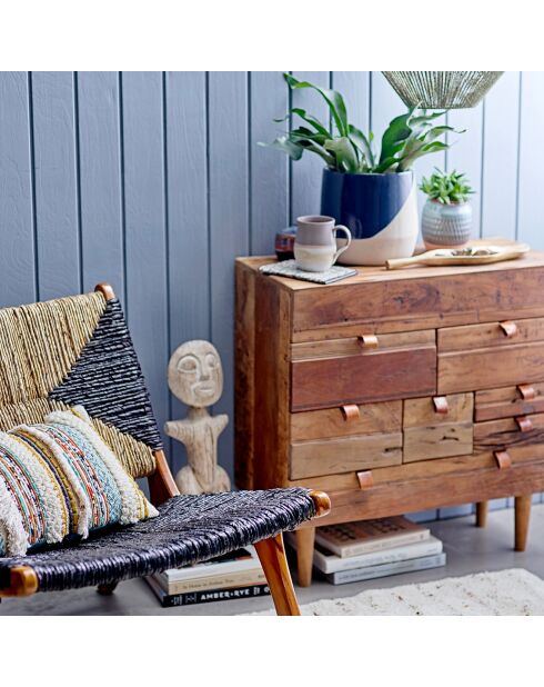 3 Mugs Ash bleus - D.8xH.11 cm,