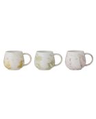 3 Mugs Palma multicolores - D.9xH.8.5 cm,