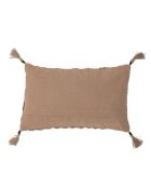 Coussin Lione marron - L.50xW.30 cm