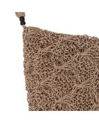 Coussin Lione marron - L.50xW.30 cm