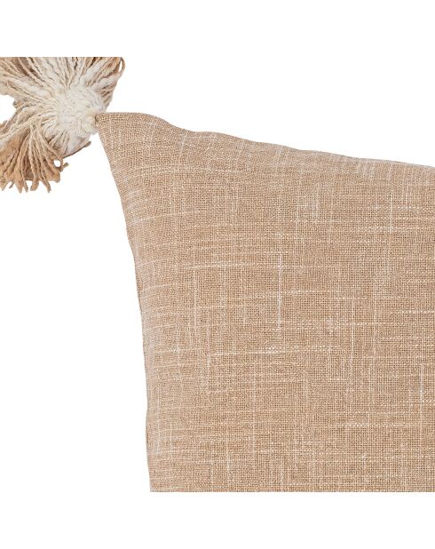 Coussin Siff marron - L.45xW.45 cm