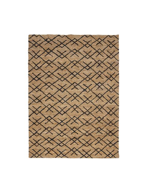 Tapis en jute Gaya nature - L.215xW.150 cm