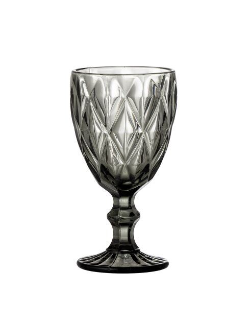 Verre à vin Asana gris - D.8.5xH.15.5 cm
