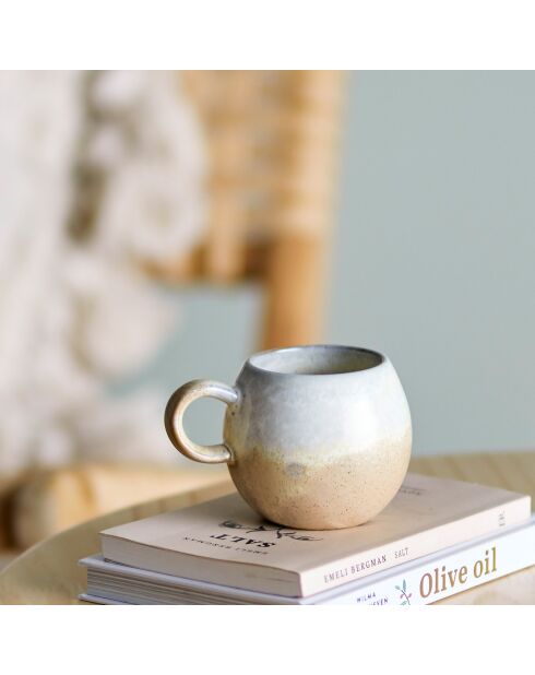 2 Tasses Paula nature - D.9xH.8 cm