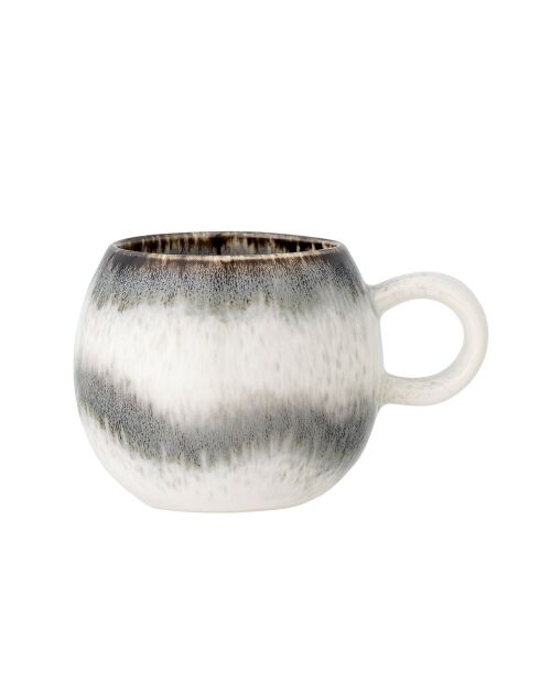 2 Tasses Paula grises - D.9xH.8 cm