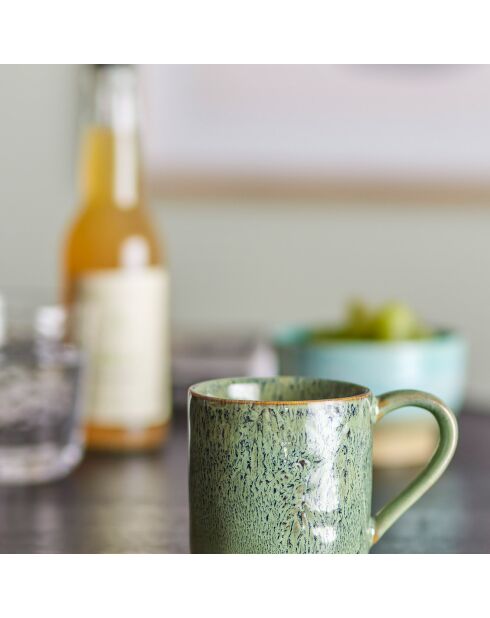 Mug Feras vert - D.8.5xH.8.5 cm