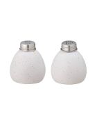 Set de sal y pimienta blanca Carmelo - 2 piezas