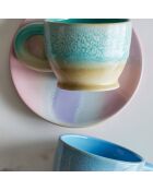 2 Mugs Safie verts - D.9.5xH.7.5 cm