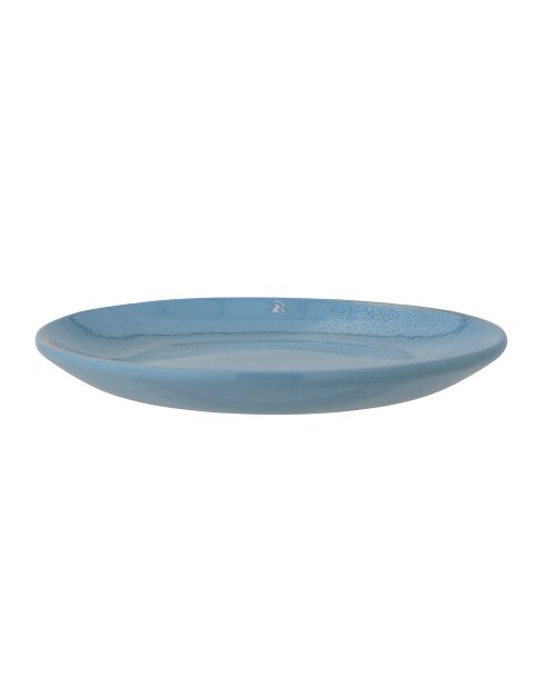 6 blaue Safie-Teller - D.15xH.2 cm