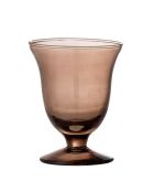 6 Verres à vin Florentine marron - D.8xH.10 cm