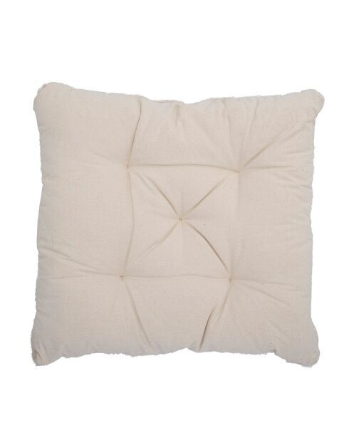 Coussin Fatuma nature - L.60xW.60 cm