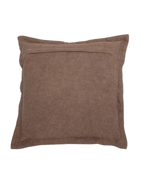 Coussin Maisa marron - H.55xW.55 cm