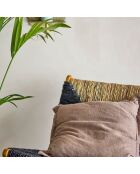 Coussin Maisa marron - H.55xW.55 cm