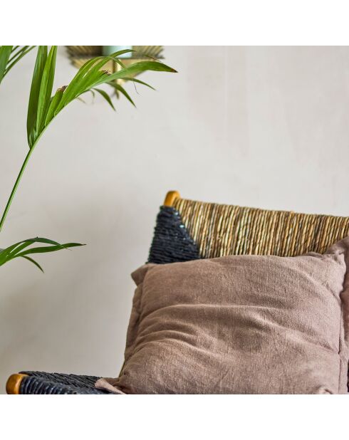 Coussin Maisa marron - H.55xW.55 cm