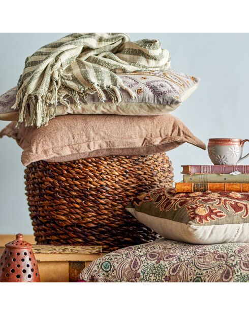 Coussin Maisa marron - H.55xW.55 cm