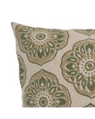 Coussin Nicolina vert - L.45xW.45 cm