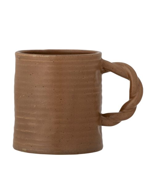 4 Mugs Reanna marron - D.9xH.10 cm