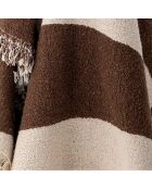 Plaid Bilston marron - L.160xW.130 cm