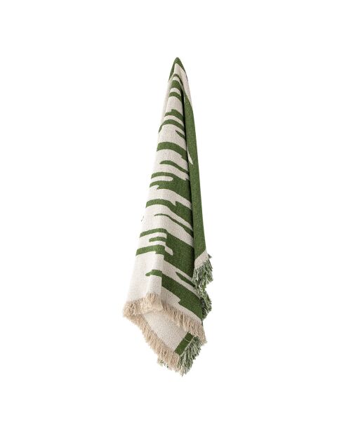 Plaid Haxby vert - L.160xW.130 cm