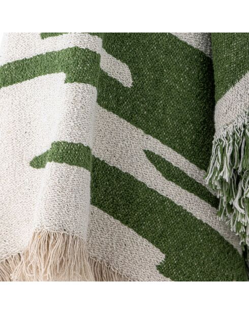 Plaid Haxby vert - L.160xW.130 cm