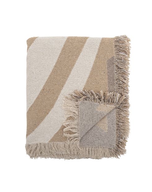 Plaid Orinoco nature - L.160xW.130 cm