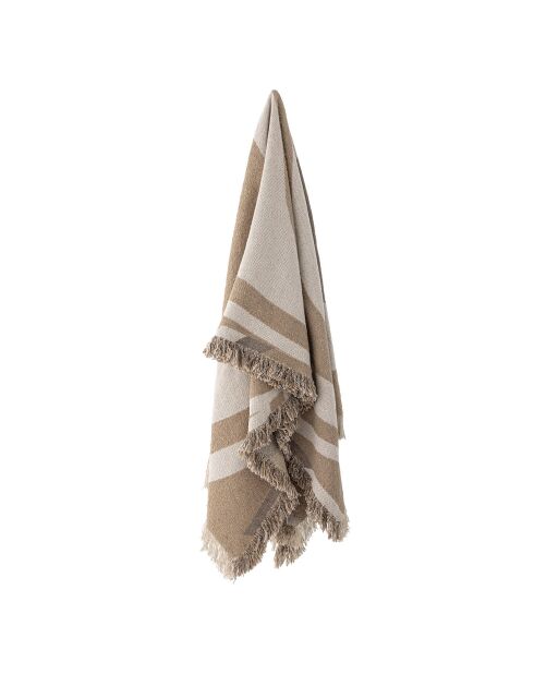 Plaid Orinoco nature - L.160xW.130 cm