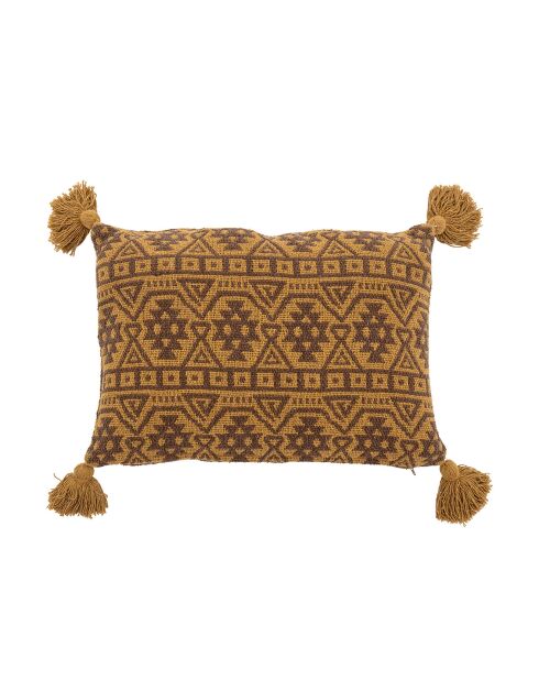Coussin Lyla marron - L.60xW.40 cm