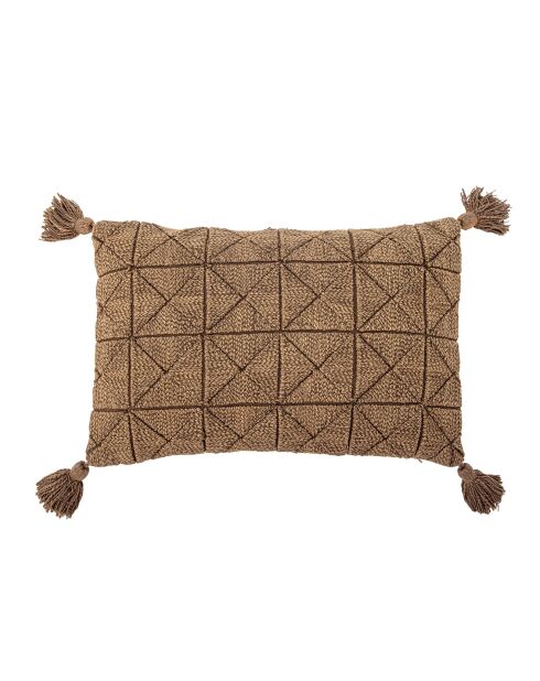 Coussin Auna marron - L.45xH.30 cm
