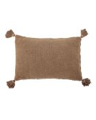 Coussin Auna marron - L.45xH.30 cm
