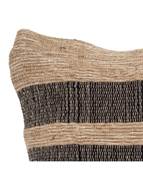 Temi zwart kussen - L.50xB.50 cm