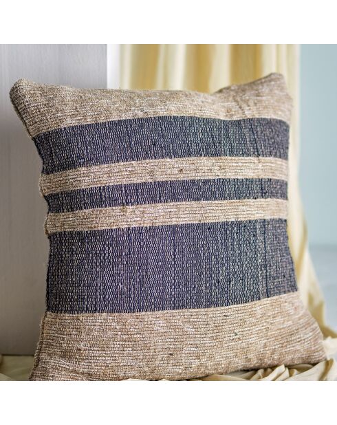 Temi zwart kussen - L.50xB.50 cm