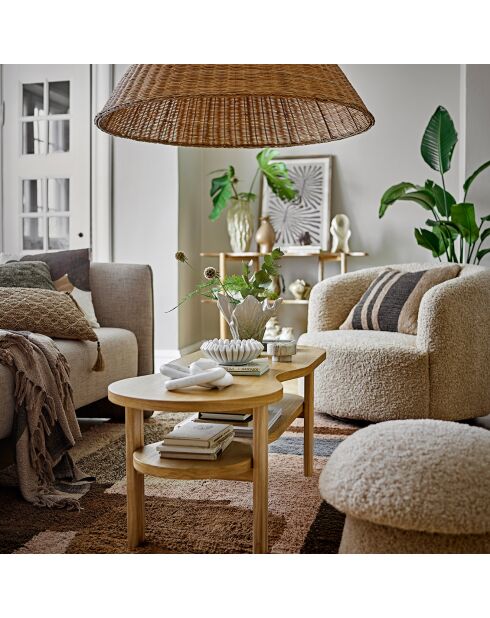 Temi zwart kussen - L.50xB.50 cm