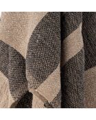 Plaid Temi noir - L.160xW.130 cm