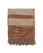 Plaid Temi marron - L.160xW.130 cm
