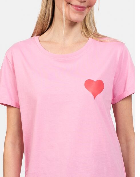 Haut de pyjama Ursula rose