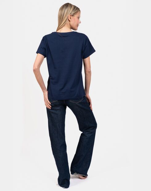 Haut de pyjama Ursula bleu marine