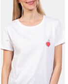 Haut de pyjama Ursula blanc