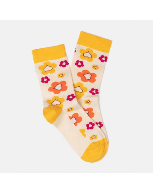 Chaussettes Camille jaunes