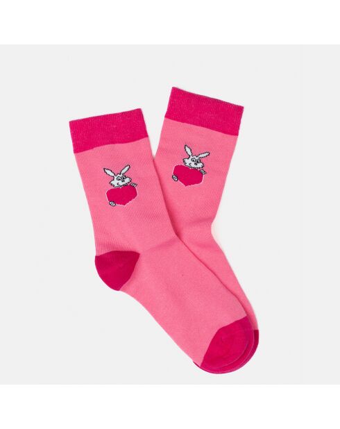 Chaussettes Cassandre roses