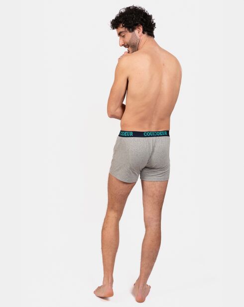 Boxer Jean gris
