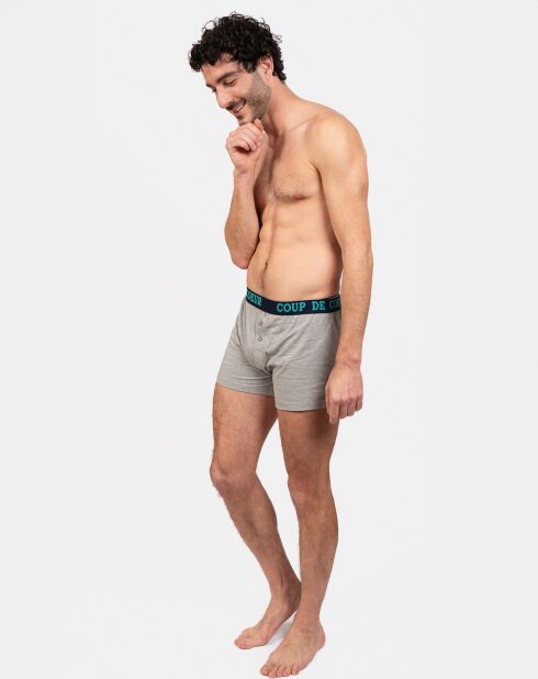 Boxer Jean gris