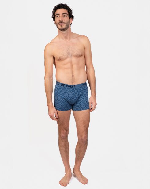 Boxer Ludovic bleu marine